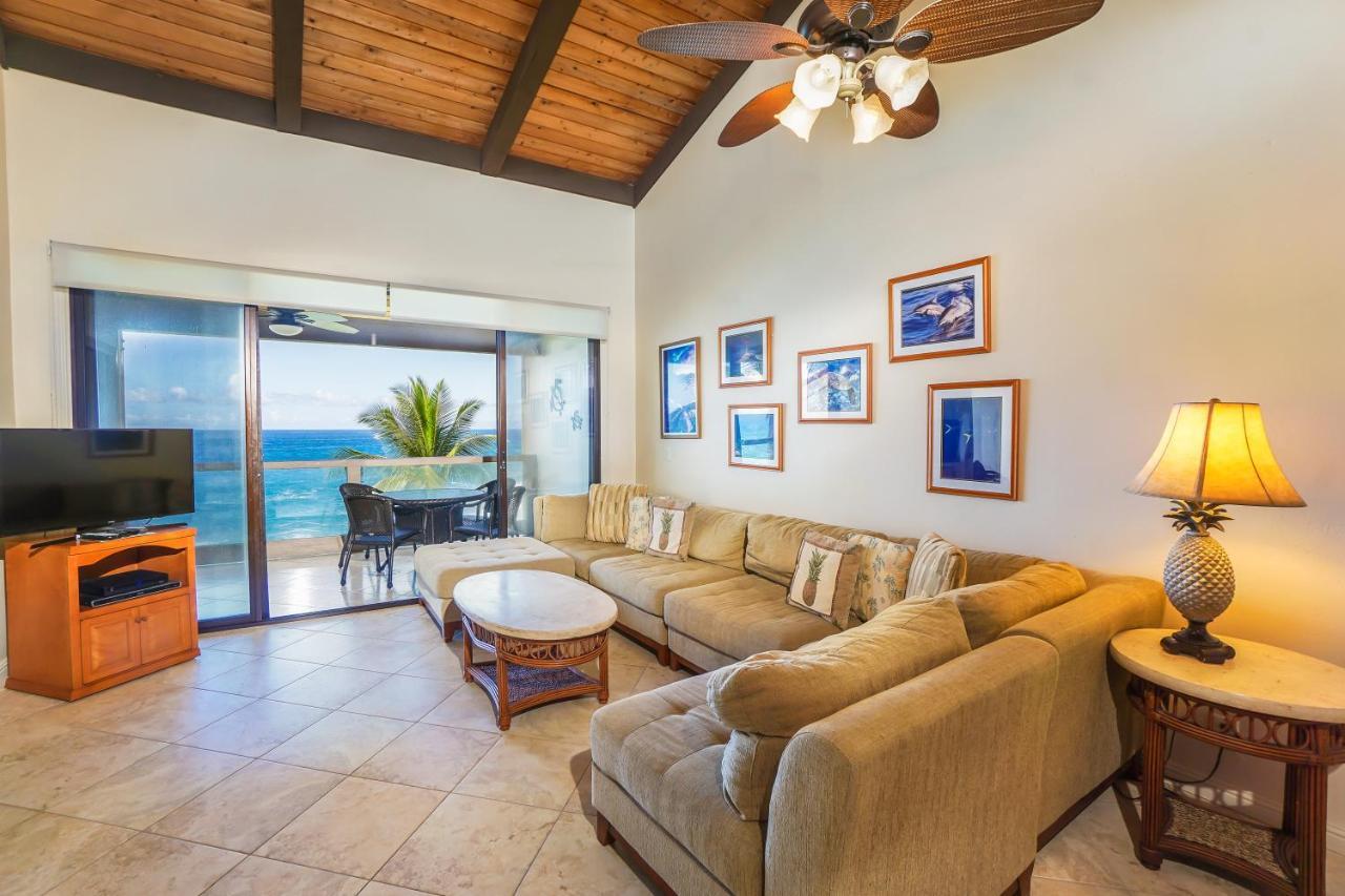 Luxurious 3 Bedroom / 2 Ba Direct Oceanfront Condo Kailua-Kona Eksteriør billede